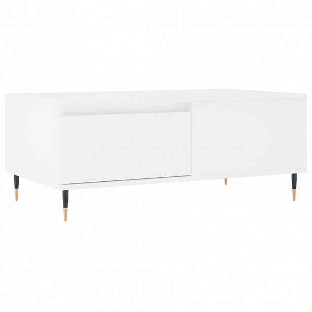 vidaXL Konferenční stolek bílý 90 x 50 x 36,5 cm kompozitní dřevo
