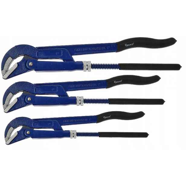 Kleště pro trubky 2' 1,5' a 1' Geko G01672 G01671 G01673