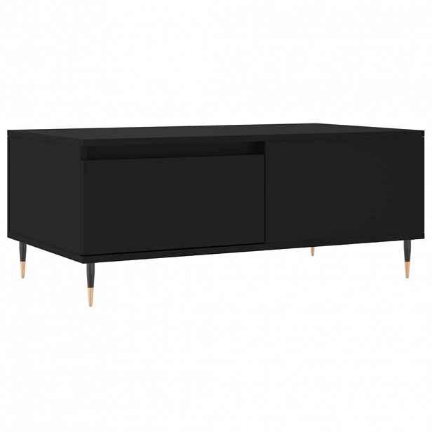 vidaXL Konferenční stolek černý 90x50x36,5 cm kompozitní dřevo