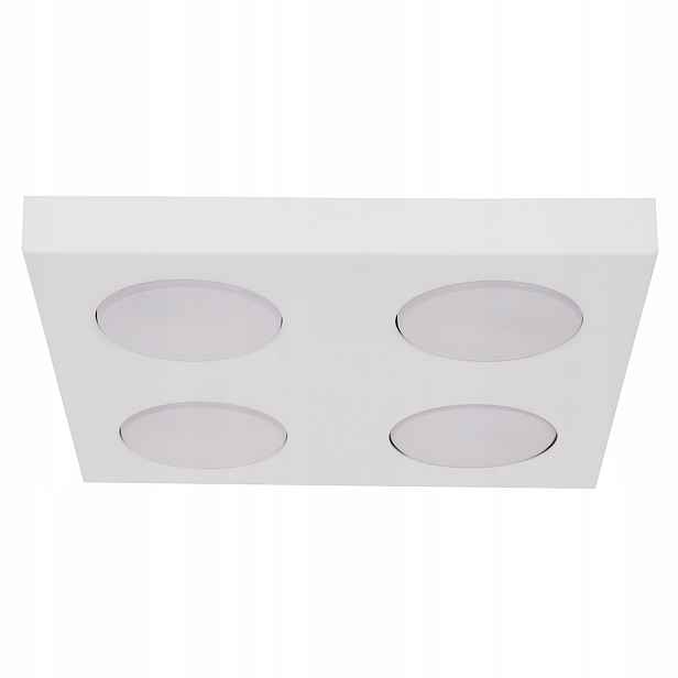 Stropní bodové svítidlo čtvercové bílé 4x GX53 12W Hero Sigma Lighting
