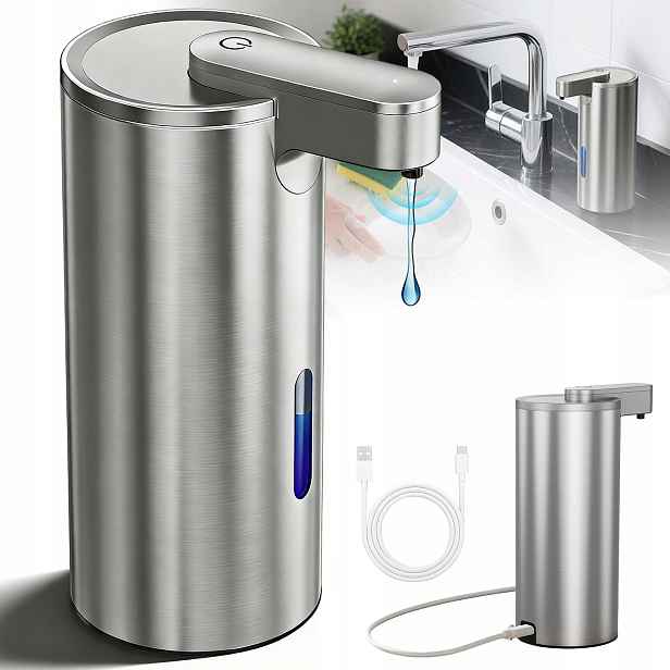 Dávkovač Tekutého Mýdla Bezdotykový Automatický 340 ML 3 Úrovně