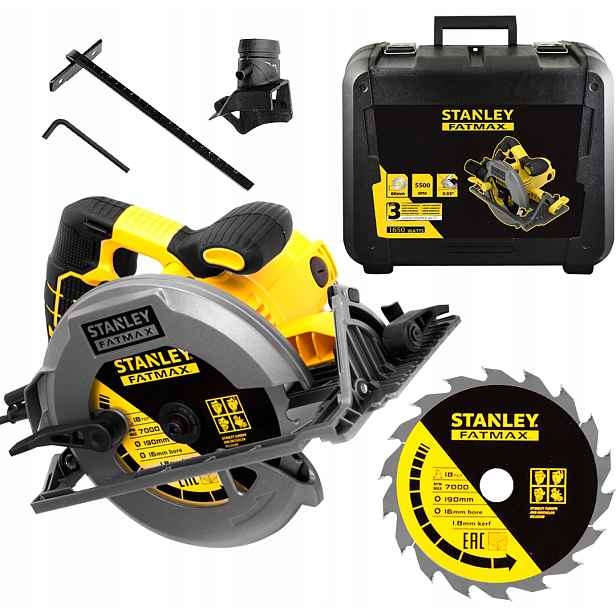 Stanley FME301K kotoučová pila 190 1650W+KUFER
