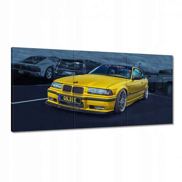 Obrazy 180x90 Zlaté auto Bmw Auto
