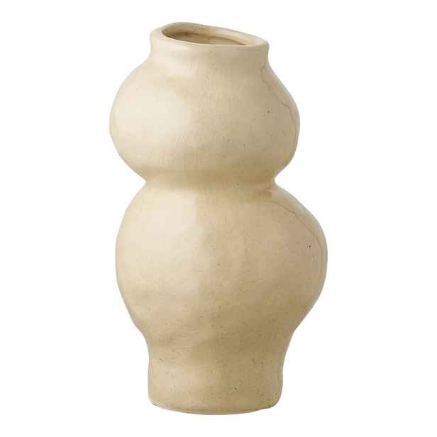 Béžová keramická váza (výška 19,5 cm) Rona – House Nordic