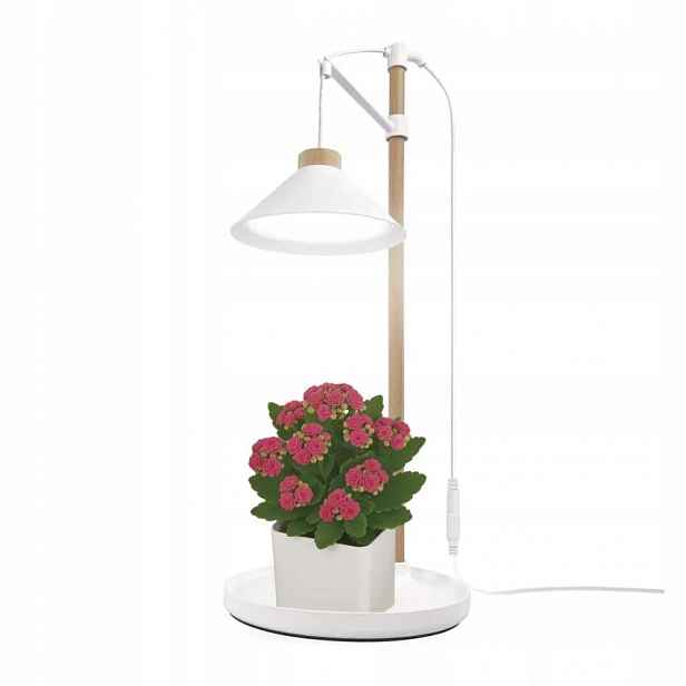 Led Grow pěstební lampa 7 W, časovač, bílá
