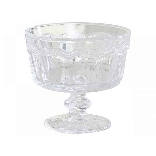 Skleněná miska na noze Antoinette 0,2l - Ø9,5*9 cm  Chic Antique