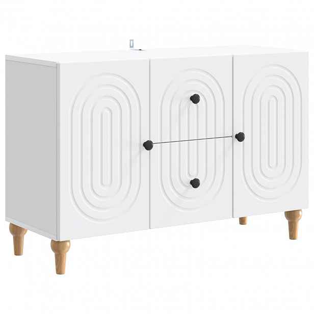 vidaXL Televizní skříň Bílá 89 x 34,5 x 60 cm Kompozitní dřevo