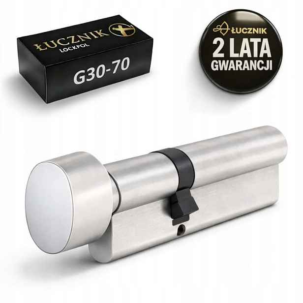 Vložka do zámku dveří s knoflíkem 30/70G G30/70 30G/70 30/G70 30-70G Łucznik