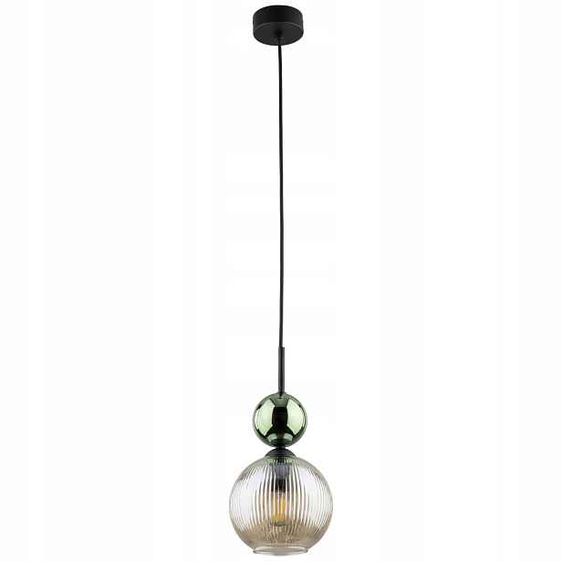Závěsný lustr Stropní Svítidlo Sophia Černá E14 1xZdroj 35 cm Tk Lighting