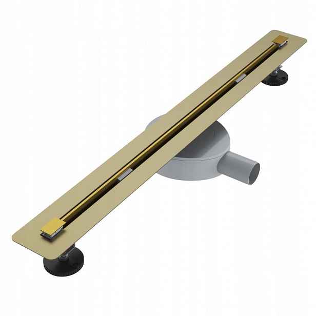 Proline 70 cm zlatý lineární odtok pod desku ocel Gamma