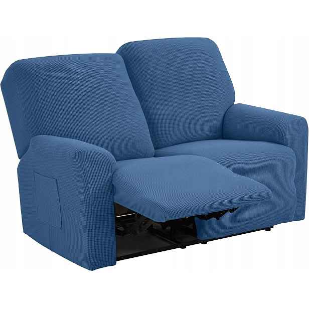 Potah na 2-místné křeslo elastický na pohovku Tianshu TS0051-11UK denim