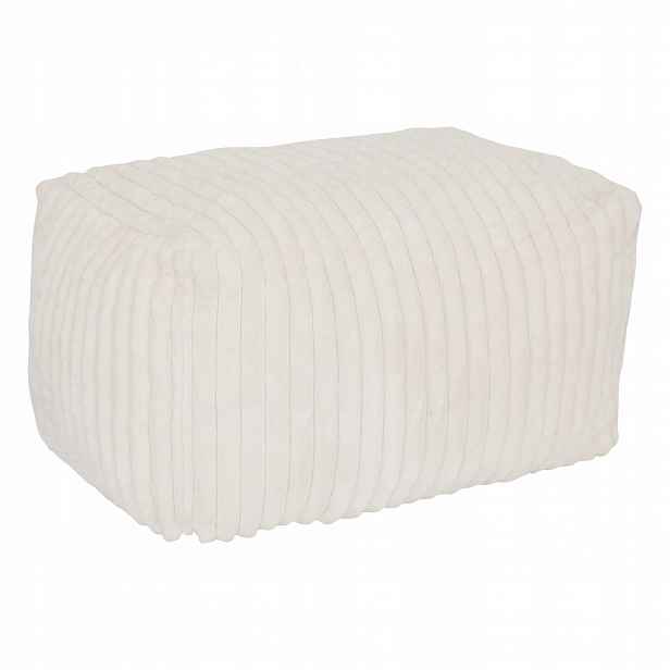 Taburet XL Plast 78X61X42 CM Béžová Nová Sedačka