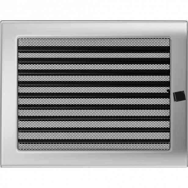 Krbová Mřížka 22x30 Žaluzie Niklovaná Ventilační