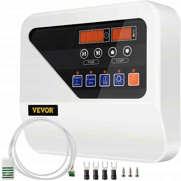 Regulátor sauny regulátor pece 3 kW 9 kW senzor 3 m 24.4 cm výkonný Premium