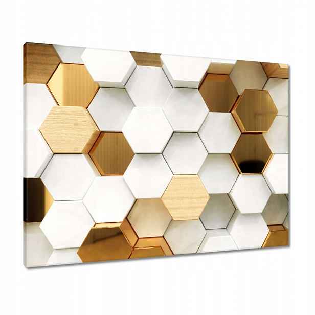Obrazy 80x60 Hexagonální kostky