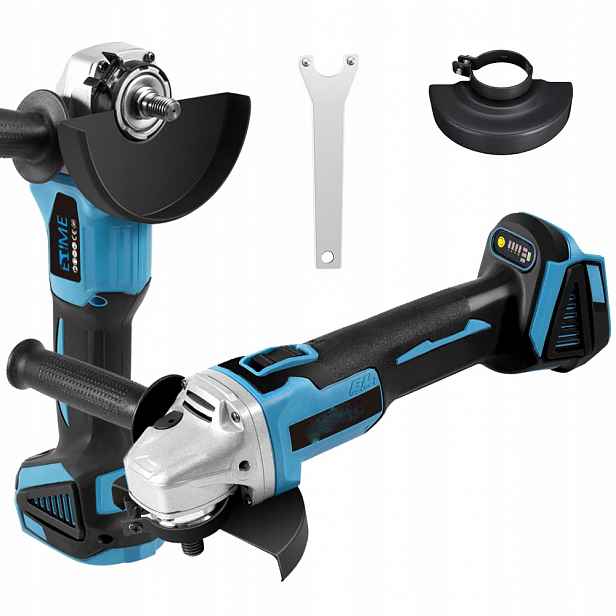 Úhlová Bruska 125 MM Otáčková Bruska Pro Akumulátor Ma-ki-ta 18V 1000W