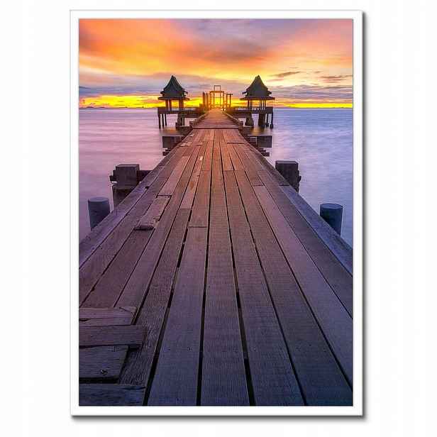 Plakáty v rámu 50x70 Most při západu slunce