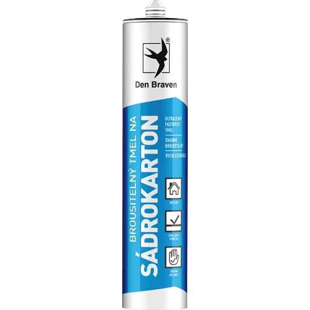 Tmel brousitelný Den Braven na sádrokartony 280 ml