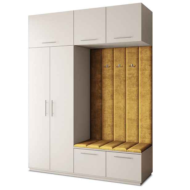 MASSENO MODERNÍ PŘEDSÍŇOVÁ SESTAVA REMA, 180/240/60 cm, kašmírová