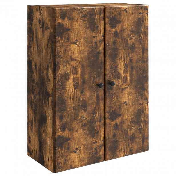 vidaXL Nástěnná skříň 66 x 34,5 x 90 cm Kompozitní dřevo Kouřový dub