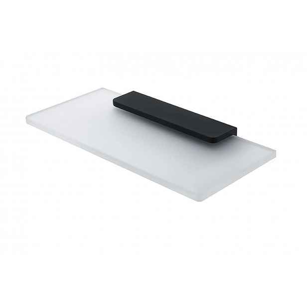 Nimco Maya - Polička, 20 cm, matné sklo/černý mat MAC 29091B-20-90