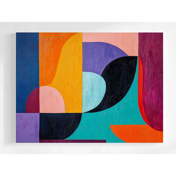 Obraz Na Plátně Canvas Abstrakce Geometrie Barvy Bauhaus Modern 80x60