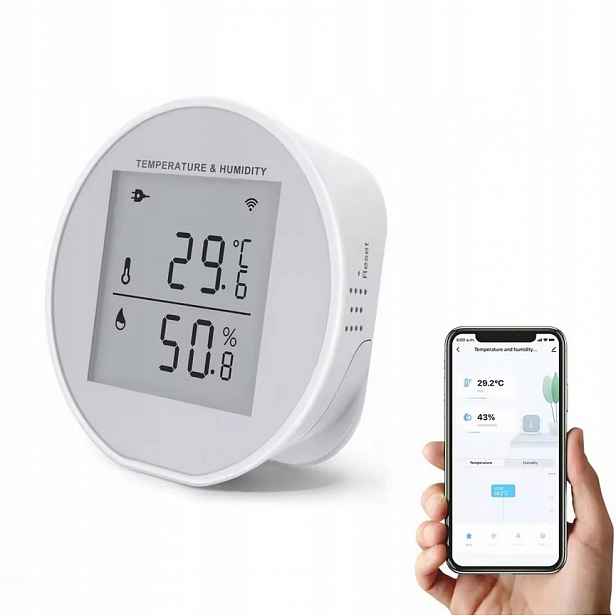 Snímač Teploty Na Baterie Senzor Vlhkosti Tuya Smart V Polštině Wifi