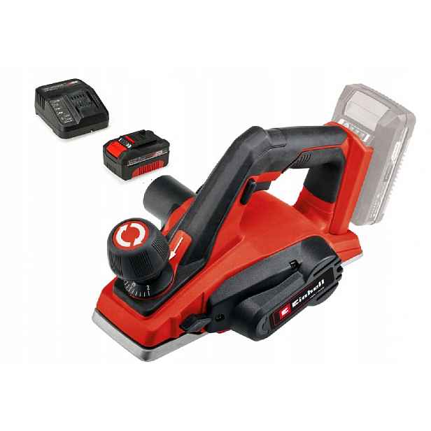 Einhell Ruční Strug Te-pl 18/82 Li 4345400 Sada Akumulátor 4,0AH Napájecí Zdroj
