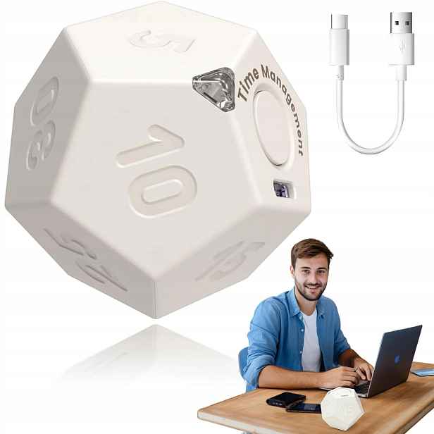 Minutka Kostka S Automatickou Regulací Času Otáčením Pro Učení A 3 Režimy