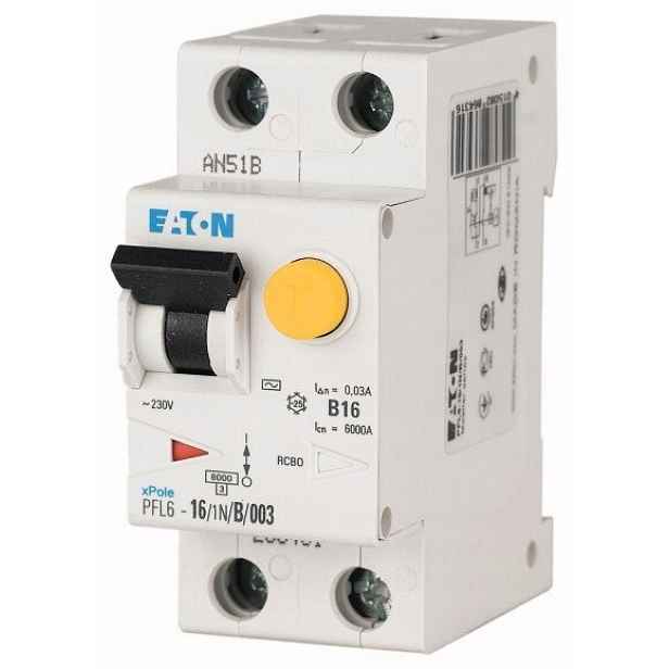 Proudový chránič Eaton 10A 0,03A typ A PFL6 112873