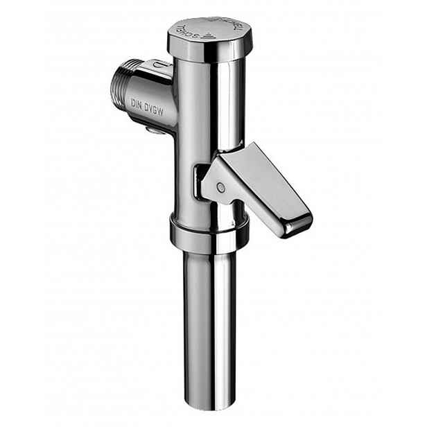 Schell Schellomat - Tlakový splachovač WC s páčkou, chrom 022020699