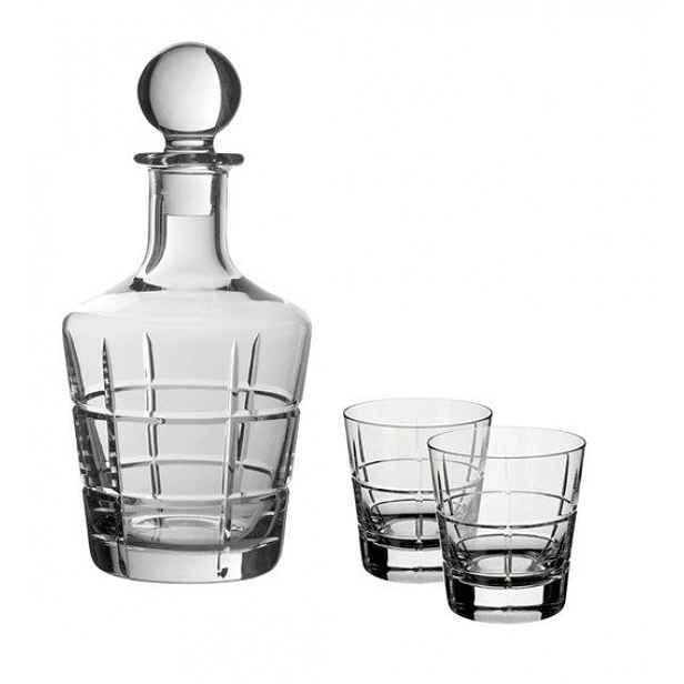 Villeroy & Boch Ardmore Club sada dvou sklenic na whisky s karafou