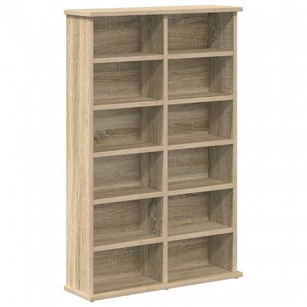vidaXL CD skříň Dub sonoma 60 x 17 x 92 cm Kompozitní dřevo