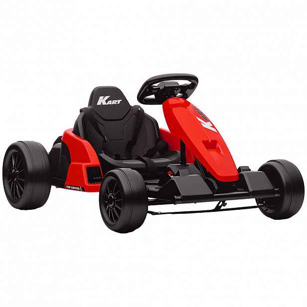 AIYAPLAY DĚTSKÝ ELEKTRICKÝ GOKART Drift Kart Nastavitelná sedačka 24 V 6–18 km/h