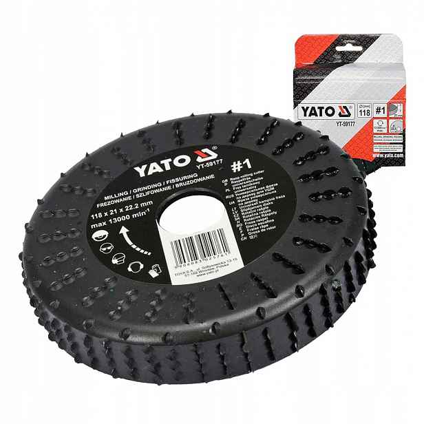 Řezací fréza 118 mm na dřevo Yato YT-59177