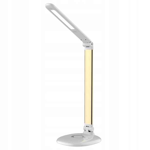 Stolní lampa na stůl Led bílá zlatá stmívatelná