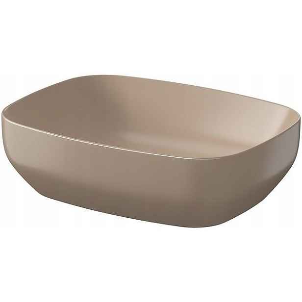 Umyvadlo na desku Larga obdélníkové 50x38 bronz mat