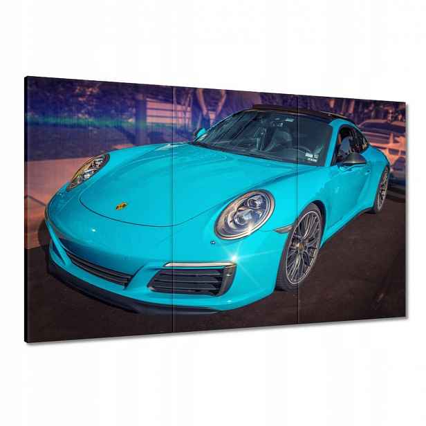 Obrazy 120x80 Tyrkysové Porsche Tyrkysové
