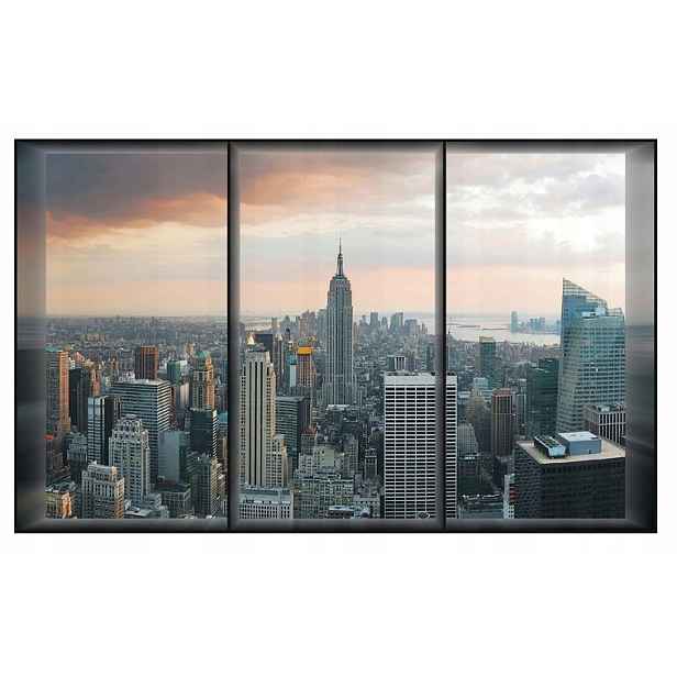 Optická fototapeta New York pohled z okna 416x254