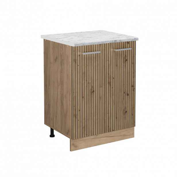 Vicco SPODNÍ SKŘÍŇKA KUCHYŇSKÉ LINKY R-Line Řemeslný dub 60 cm PD Mramor