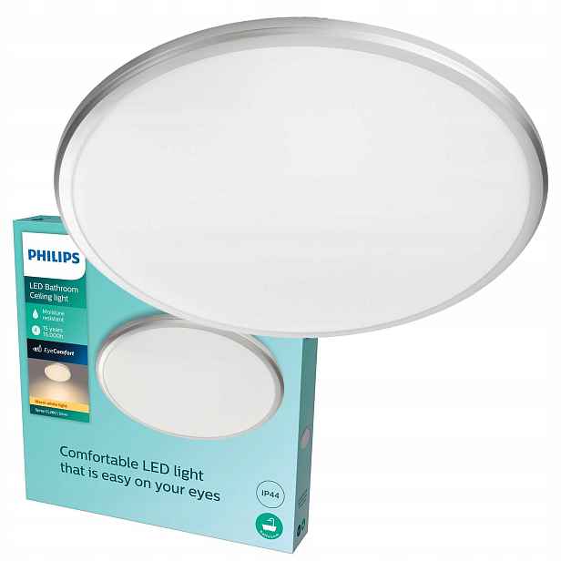 Stropní Svítidlo Led Stropní Svítidlo na omítku Spray 17W 2700K 35cm IP44 Philips