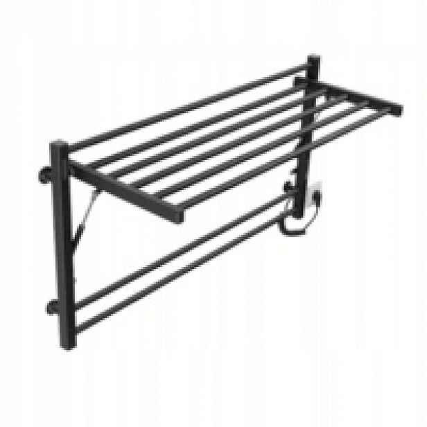 Elektrický koupelnový radiátor Thermoval 225 W 549 x 1030 mm černý