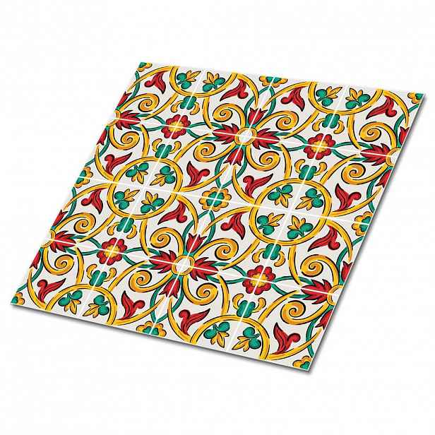 TULUP SAMOLEPICÍ OBKLADY NA STĚNU 9 ks 30x30 cm Palermo vzor