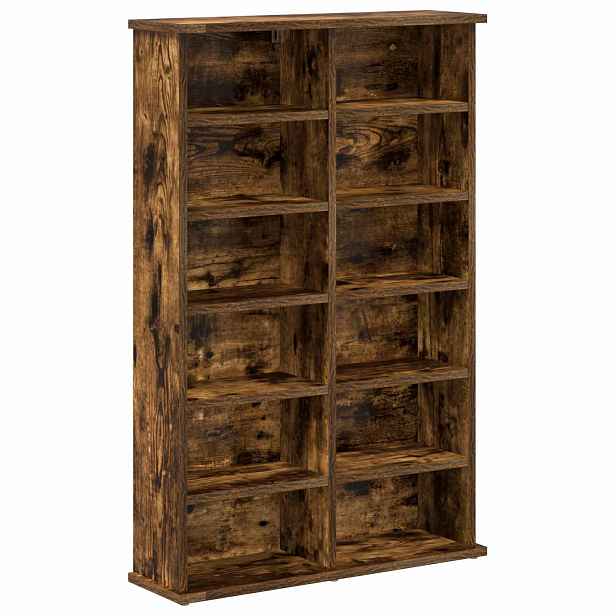 vidaXL CD skříň Kouřový dub 60 x 17 x 92 cm Kompozitní dřevo