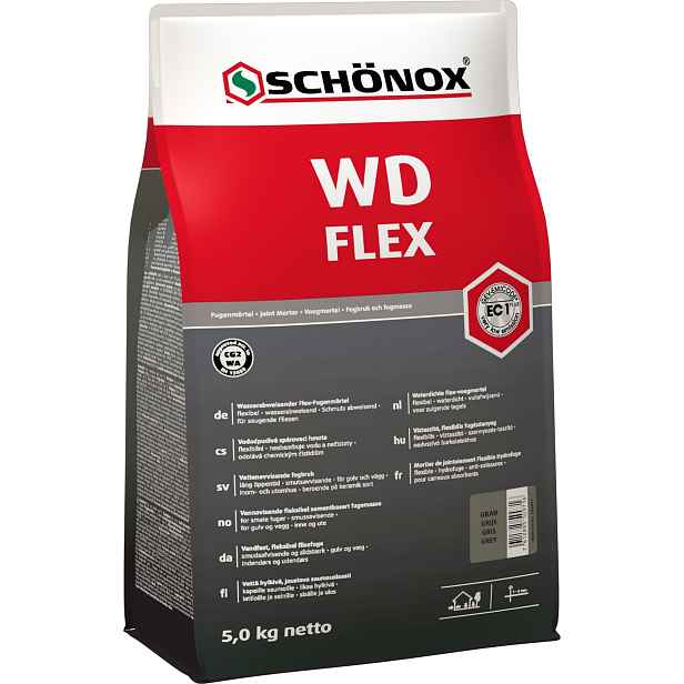 Hmota spárovací Schönox WD FLEX antracit 5 kg