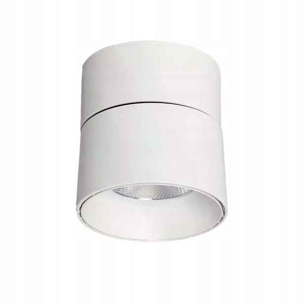 Stropní svítidlo bodová stropní lampa 30W bílá tuba kulatá 3000K Abruzzo