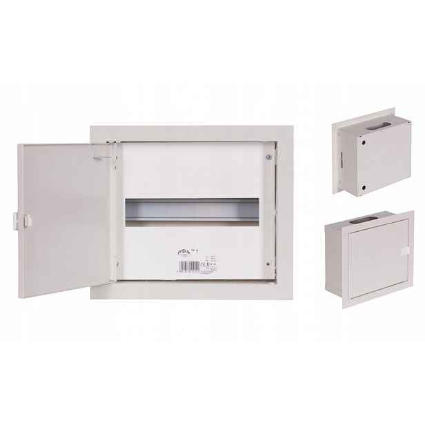 Elektrický rozvaděč 12 modulů IP31 270x225x120 Bílý Zámek Sabaj