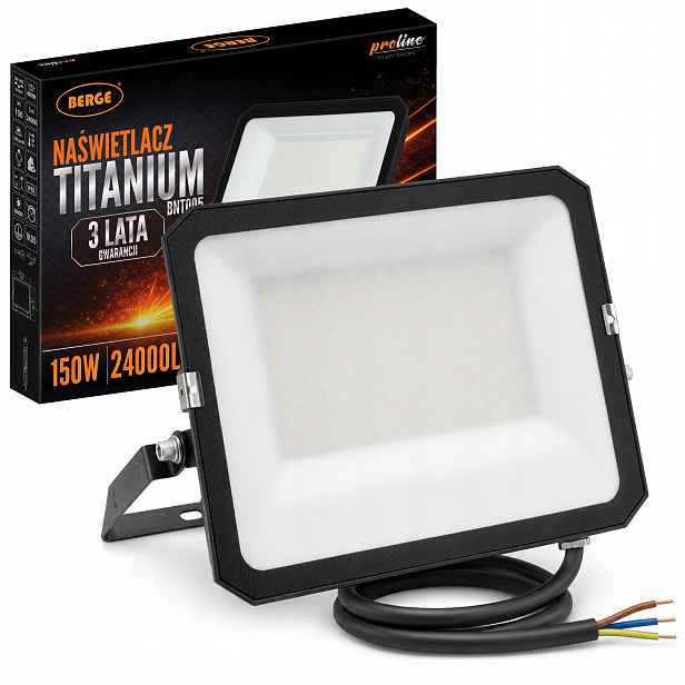 Halogenová Lampa Led 150W 24000lm IP65 Venkovní 4000K Neutrální