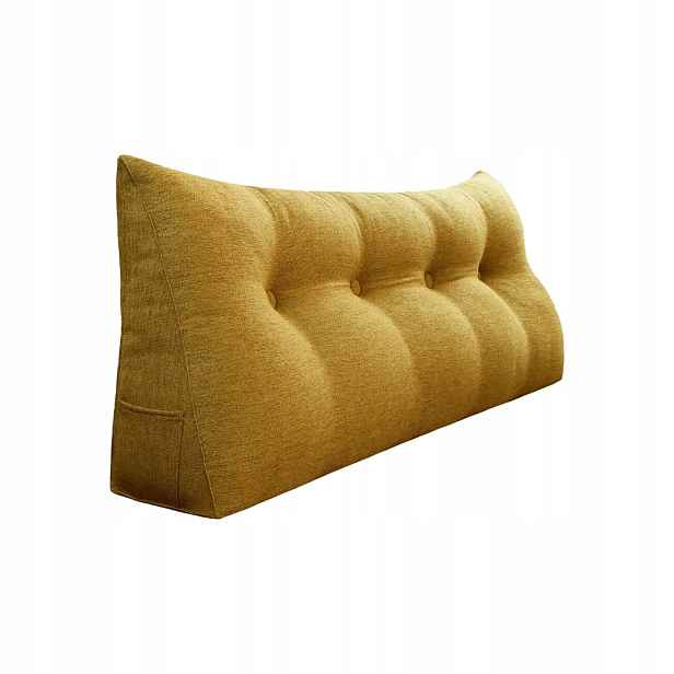 Polštář Len Žlutá 120 cm