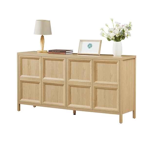 Redom SIDEBOARD 160/40/80 cm s tip-on otevíráním, soft-close panty a proti převrácení, Dub